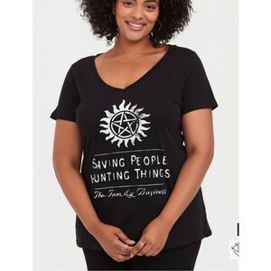 ❤️Hot Topic Supernatural Family Business Seal Size Large T-Shirt Nwt